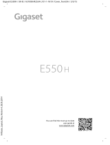 Gigaset E550H Manuale del proprietario