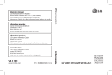LG KF750.AORSBK Manuale utente