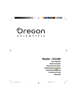 Oregon Scientific OS200 Manuale utente