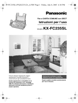 Panasonic KXFC235SL Istruzioni per l'uso