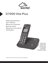SWITEL Komfort-Telefon D7000 Vita+ Manuale utente