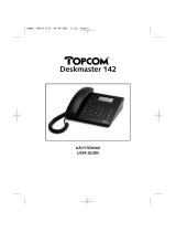 Topcom Telephone 142 Manuale utente