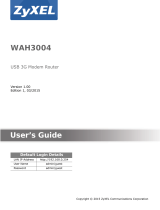 ZyXEL WAH3004 Manuale utente
