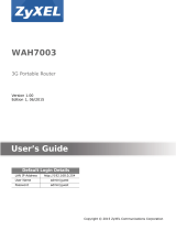 ZyXEL WAH7003 Manuale utente
