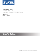 ZyXEL NWD2705 Manuale utente