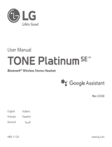 LG TONE Platinum SE Manuale utente