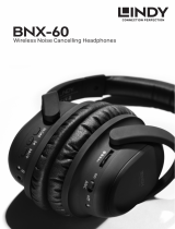 Lindy BNX-60 Wireless Active Noise Cancelling Headphones Manuale utente