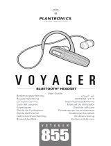 Plantronics BLUETOOTH HEADSET Voyager 855 Manuale utente