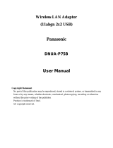 Panasonic NKR-P75B Manuale utente