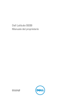 Dell Latitude E6330 Manuale del proprietario