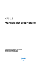 Dell XPS 13 9333 Manuale del proprietario