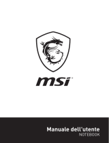 MSI GS65 Stealth Thin (Intel 8th Gen) Manuale del proprietario