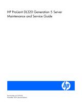 HP (Hewlett-Packard) HP ProLiant DL320 Generation 5 Manuale utente