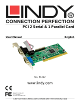 Lindy 2 Port Serial RS-232, 1 Port Parallel, PCI Card Manuale utente