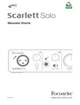 Focusrite Scarlett Solo Guida utente