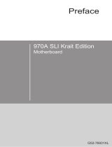 MSI 970A SLI Krait Edition Manuale del proprietario