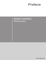 MSI B85M GAMING Manuale del proprietario