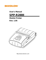 BIXOLON SPP-R200II Manuale utente