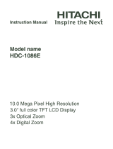 Hitachi HDC-1086E Manuale utente
