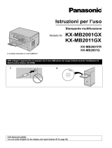 Panasonic KXMB2001GX Istruzioni per l'uso