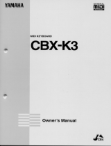 Yamaha CBX-T3 Manuale del proprietario