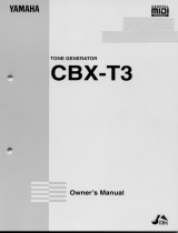 Yamaha CBX-T3 Manuale del proprietario