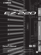 Yamaha EZ-220 Page Turner Manuale del proprietario