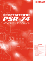 Yamaha Portatone PSR-74 Manuale del proprietario