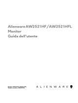 Alienware AW2521HF Guida utente