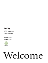 BenQ V2400 Eco Manuale utente