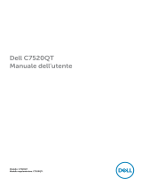 Dell C7520QT Guida utente