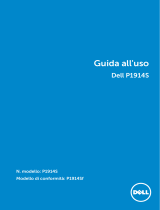 Dell P1914S Guida utente