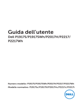 Dell P1917SWh Guida utente