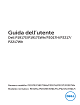Dell P2017H Guida utente