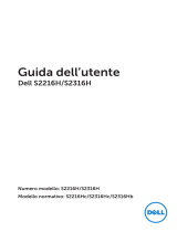Dell S2216H Guida utente