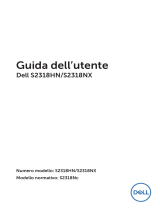 Dell S2318HN/S2318NX Manuale del proprietario
