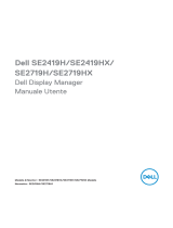 Dell SE2419H/SE2419HX Guida utente