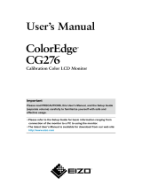 Eizo Computer Monitor CG276 Manuale utente