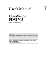 Eizo FDS1703 Manuale utente