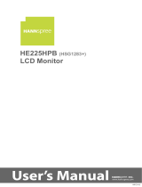 Hannspree HE225HPB Manuale utente