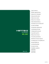 Hannspree HL205DPB Manuale utente