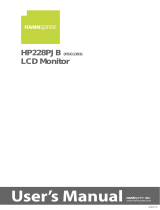 Hannspree HP228PJB Manuale utente