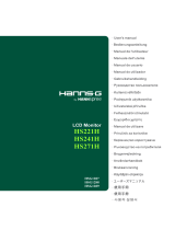 Hannspree HS 221 HPB Manuale utente