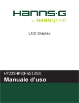 Hannspree HT 225 HPB Touch Monitor Manuale utente