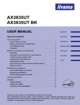 iiyama AX3835UTBK Manuale utente