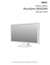 NEC AccuSync AS222Wi Manuale del proprietario