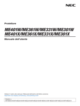 NEC ME301W Manuale del proprietario
