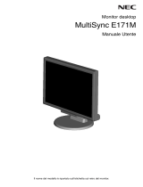 NEC MultiSync E171M Manuale del proprietario