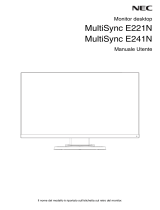 NEC MultiSync E241N Manuale del proprietario