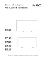 NEC MultiSync E506 Manuale del proprietario